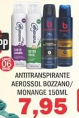 Supermercados Mendonça Antitranspirante aerossol bozzano/ monange oferta