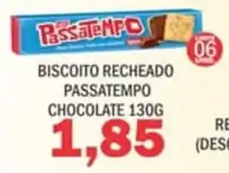 Supermercados Mendonça Biscoito recheado passatempo chocolate oferta