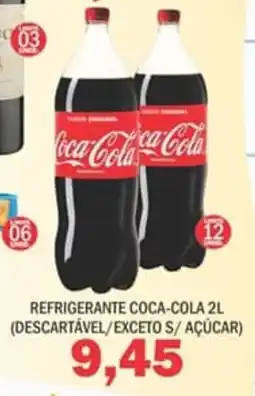 Supermercados Mendonça Refrigerante coca-cola oferta