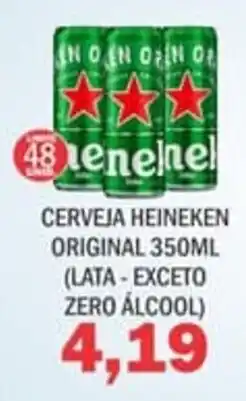 Supermercados Mendonça Cerveja heineken original oferta