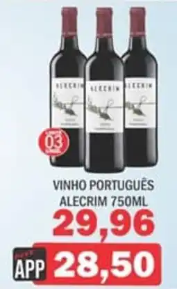 Supermercados Mendonça Vinho português alecrim oferta