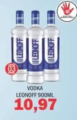 Supermercados Mendonça Vodka leonoff oferta