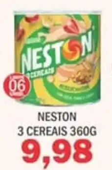 Supermercados Mendonça Neston 3 cereais oferta