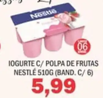 Supermercados Mendonça Iogurte c/ polpa de frutas nestlé oferta