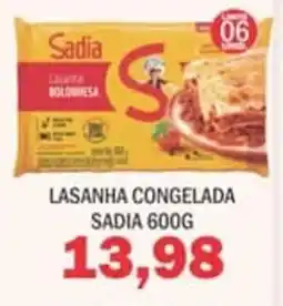 Supermercados Mendonça Lasanha congelada sadia oferta