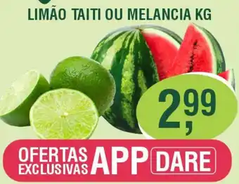 Supermercados Varandas Limão taiti ou melancia oferta