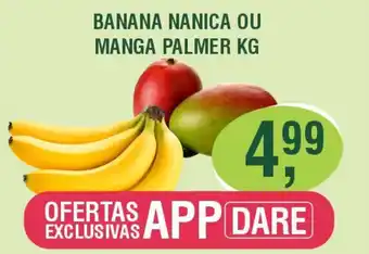 Supermercados Varandas Banana nanica ou manga palmer oferta