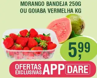 Supermercados Varandas Morango bandeja ou goiaba vermelha oferta