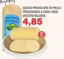 Supermercados Mendonça Queijo provolone di paula fracionado a cada oferta