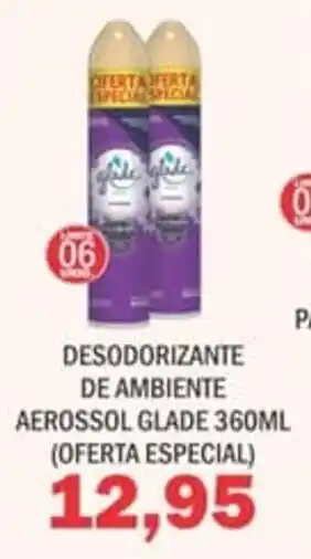 Supermercados Mendonça Desodorizante de ambiente aerossol glade oferta