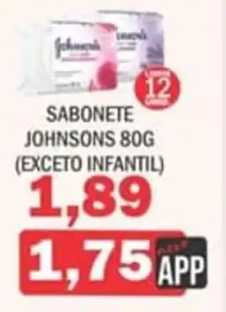 Supermercados Mendonça Sabonete johnsons oferta