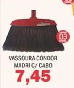 Supermercados Mendonça Vassoura condor madri c/ cabo oferta