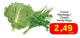 Shibata Supermercados Couve Manteiga/ Cheiro Verde Maço oferta