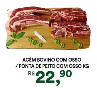 Supermercado Porecatu Acém bovino com osso /ponta de peito com osso oferta