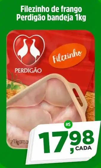 Sj Supermercados Filezinho de frango Perdigão bandeja oferta