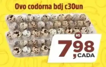 Sj Supermercados Ovo codorna bdj oferta