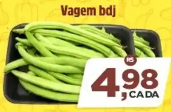 Sj Supermercados Vagem bdj oferta