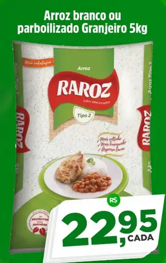 Sj Supermercados Arroz branco ou parboilizado Granjeiro oferta