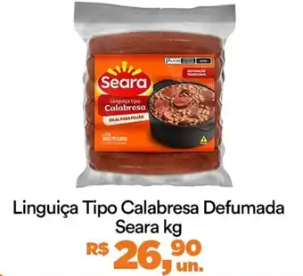 Supermercado Porecatu Linguiça Tipo Calabresa Defumada Seara oferta