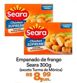 Supermercado Porecatu Empanado de frango Seara oferta