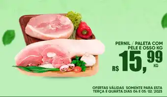 Supermercado Bernardão Pernil / paleta com pele e osso oferta