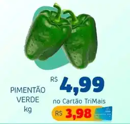 Bergamais Supermercados Pimentão verde oferta