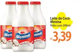 Atacadão Leite de Coco Menina Vidro oferta