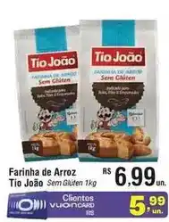 Fort Atacadista Tio joão - farinha de arroz oferta