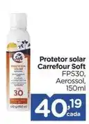 Carrefour Carrefour - protetor solar soft oferta