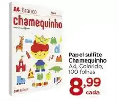 Carrefour Chamequinho - papel sulfite oferta