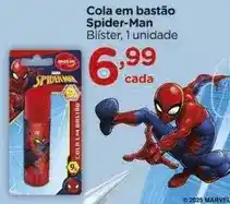 Carrefour Cola em bastão spider-man oferta