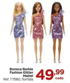 Carrefour Mattel - boneca barbie fashion glitter oferta