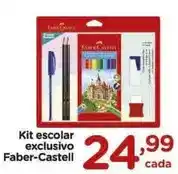 Carrefour Faber-castell - kit escolar exclusivo oferta