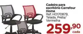 Carrefour Carrefour - cadeira para escritorio home oferta