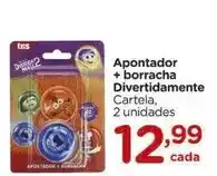 Carrefour Tris - apontador + borracha divertidamente oferta