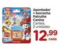 Carrefour Apontador + borracha patrulha oferta