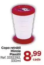 Carrefour Copo retrátil minnie plasútil oferta