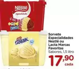 Carrefour Nestlé - sorvete especialidades ou lacta marcas favoritas oferta