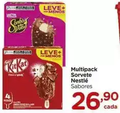 Carrefour Nestlé - multipack sorvete oferta