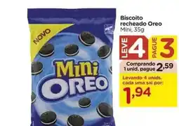 Carrefour Oreo - biscoito recheado oferta