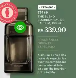 O Boticário Oriental - bourbon eau de parfum oferta