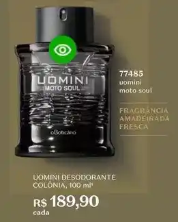 O Boticário Uomini desodorante colônia oferta