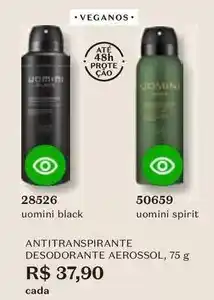 O Boticário Spirit - antitranspirante desodorante aerossol oferta