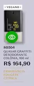 O Boticário Quasar - graffiti desodorante colônia oferta