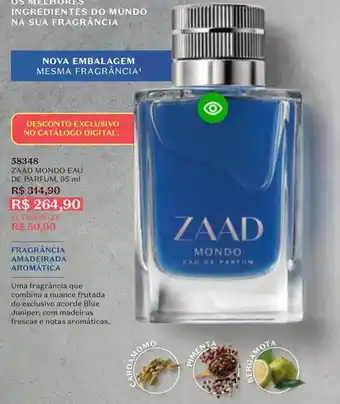 O Boticário Zaad - embal oferta