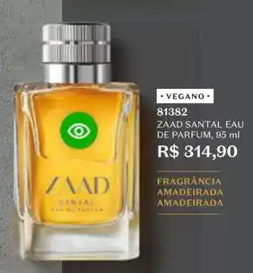 O Boticário Zaad - sandal eau de parfum oferta