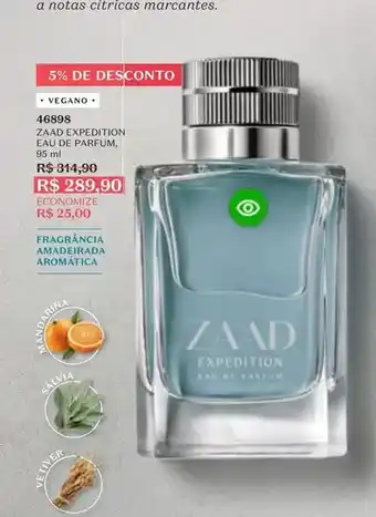 O Boticário O boticario - zado expedition gamia de parfum oferta