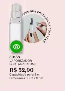 O Boticário O boticario - vaporizador portaiperfume oferta