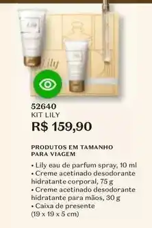 O Boticário Lily - kit oferta