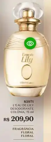 O Boticário Floral - l'eau de llly desodorante colônia oferta